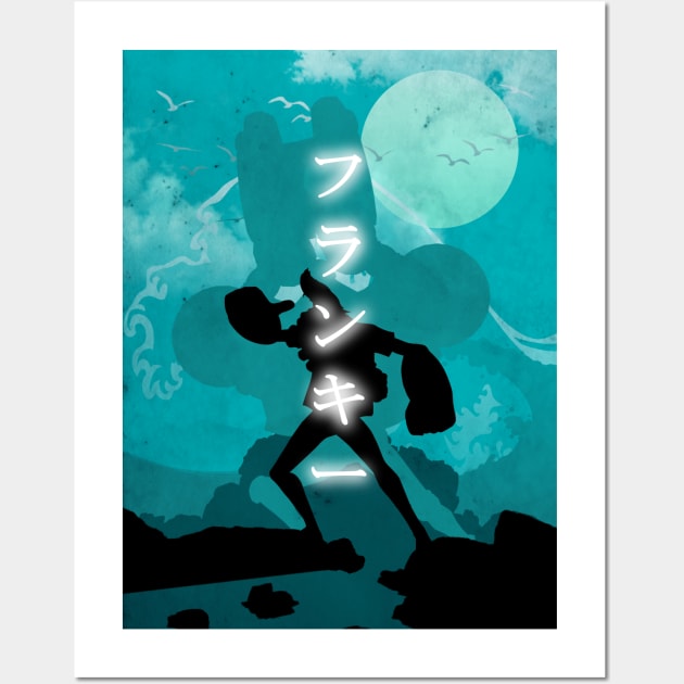 FRANKY SHADOW ONE PIECE Wall Art by Trangle Imagi